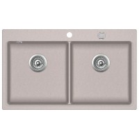 Гранітна мийка AQUASanita Magna SQM200 бежевий 110