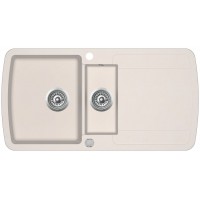 Гранітна мийка AQUASanita Lira SQL151 бежевий
