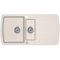 Гранітна мийка AQUASanita Lira SQL151 бежевий