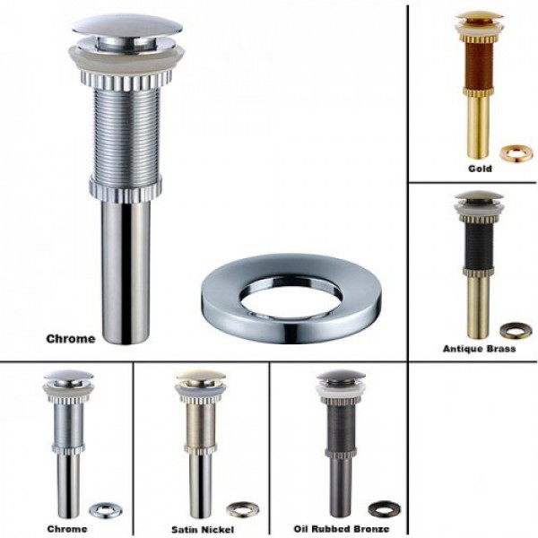Скляна раковина Kraus GV-580-12mm