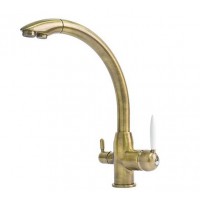 Кухонний змішувач Fabiano FKM 31.2 Brass Antique
