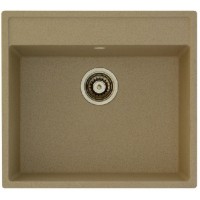 Гранітна мийка Fabiano Quadro 56x51 Beige