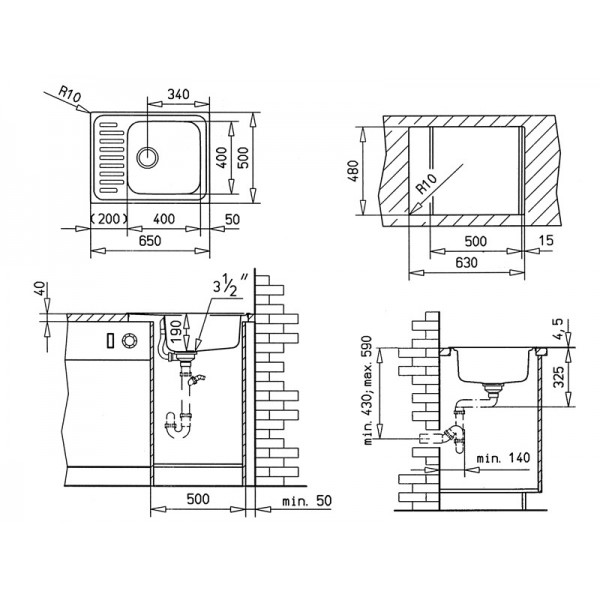 Кухонна мийка Teka Classic 1B полірована