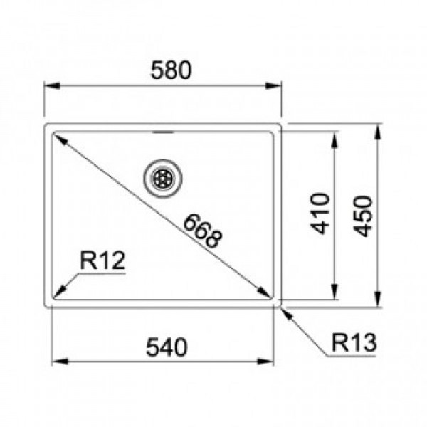 Кухонна мийка Franke BOX BXX 210/110-54