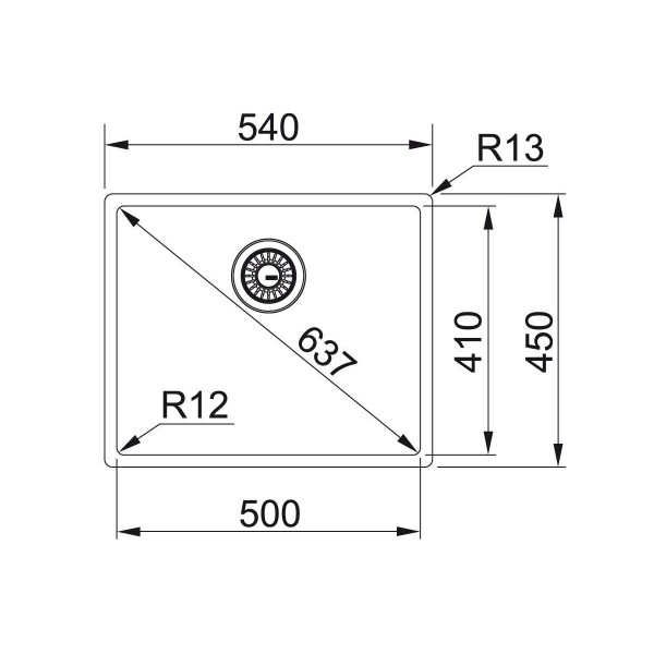 Кухонна мийка Franke BOX BXX 210/110-50