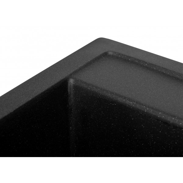 Гранітна мийка GRANADO LERIDA black shine