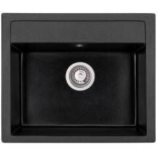 Гранітна мийка GRANADO LERIDA black shine