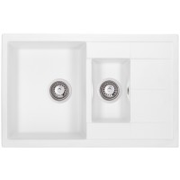 Гранітна мийка GRANADO LEON white