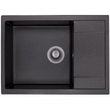 Гранітна мийка GRANADO LINARES black shine