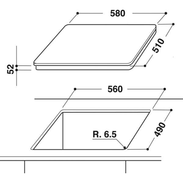 Варильна поверхня WHIRLPOOL AKT 8190/BA