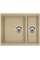 Гранітна мийка Fabiano Quadro 56x46x15 Beige
