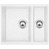 Гранітна мийка Fabiano Quadro 56x46x15 Alpine White
