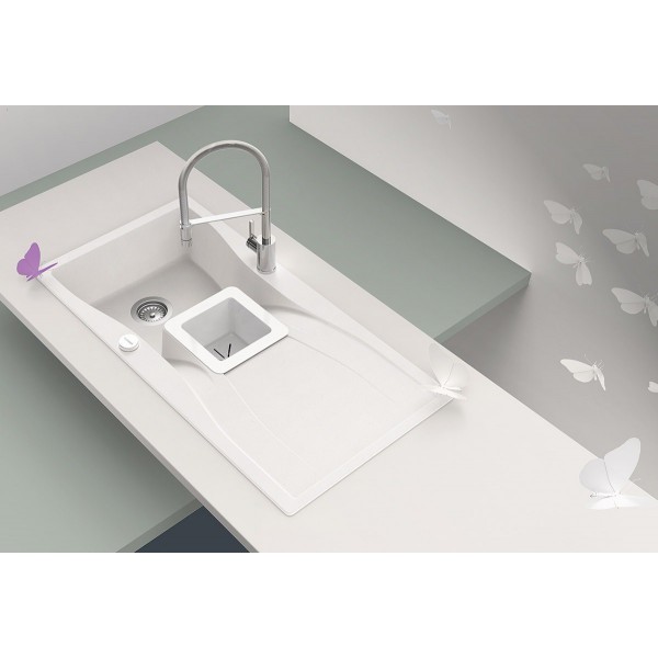 Гранітна мийка Schock Waterfall D150 polaris 99