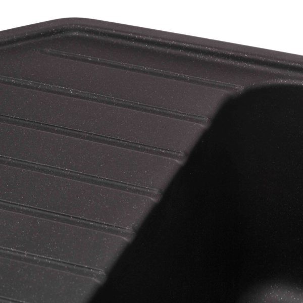 Гранітна мийка GRANADO Ibiza black shine