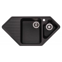 Гранітна мийка GRANADO Ibiza black shine