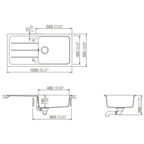 Гранітна мийка Schock Formhaus D100L Sabbia-58