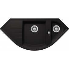 Гранітна мийка Schock Genius C150 Nero-13