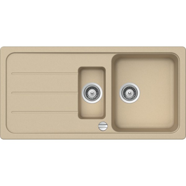 Гранітна мийка Schock FORMHAUS D150 L Moonstone-22