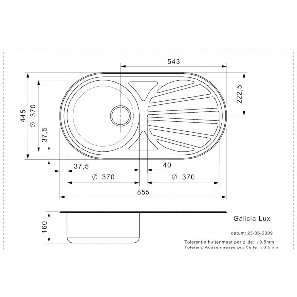 Витяжка Perfelli BI 7652 I 1000 LED