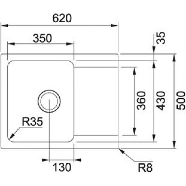 Кухонна мийка Franke OID 611-62 сахара