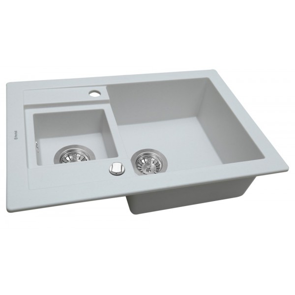 Кухонна мийка Perfelli GRANZE PGG 506-67 WHITE