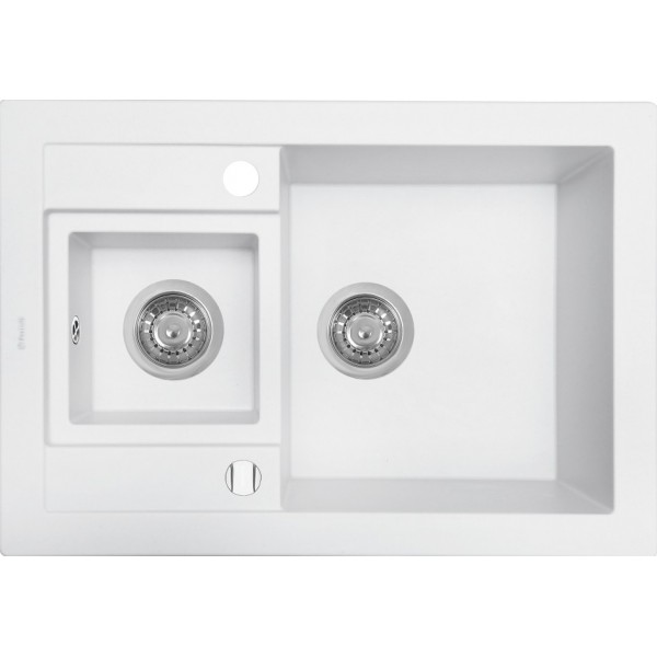 Кухонна мийка Perfelli GRANZE PGG 506-67 WHITE