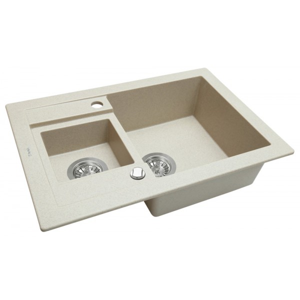 Кухонна мийка Perfelli GRANZE PGG 506-67 LIGHT BEIGE