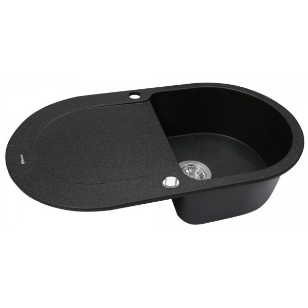 Кухонна мийка Perfelli IZETTA OGI 1141-78 BLACK METALLIC