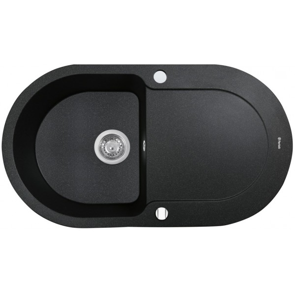 Кухонна мийка Perfelli IZETTA OGI 1141-78 BLACK METALLIC