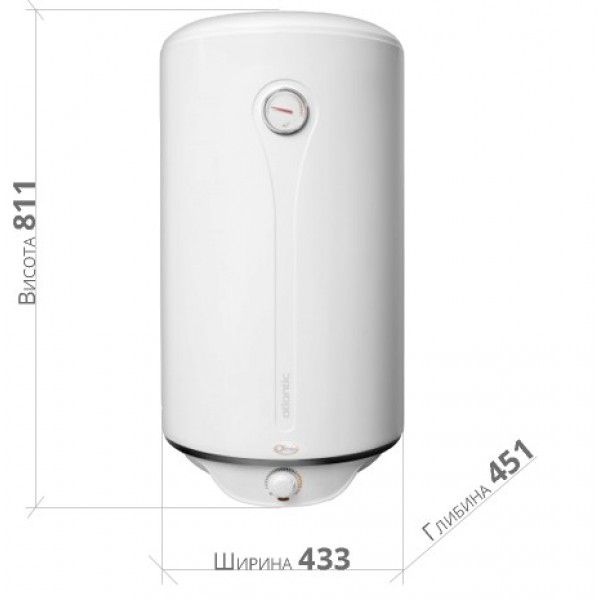 Водонагрівач Atlantic O`Pro Turbo VM 080 D400S-2-B (2500W)