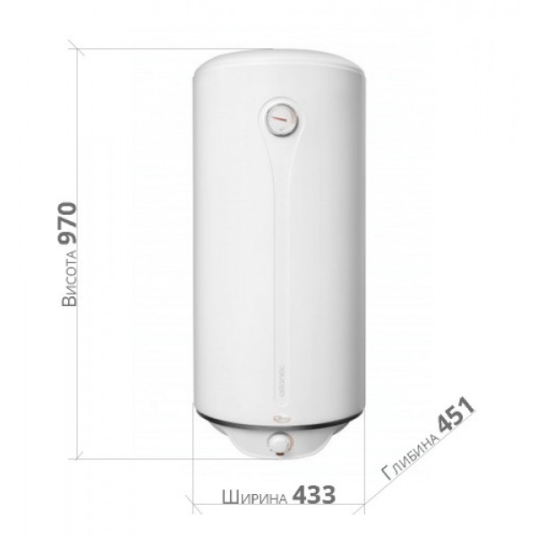 Водонагрівач Atlantic O`Pro Turbo VM 100 D400S-2-B (2500W)