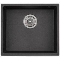 Гранітна мийка GRANADO Under top black shine
