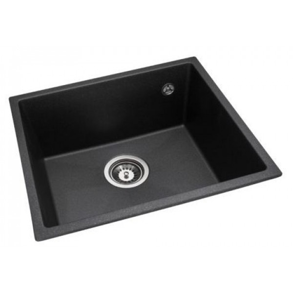 Гранітна мийка GRANADO Under top black shine