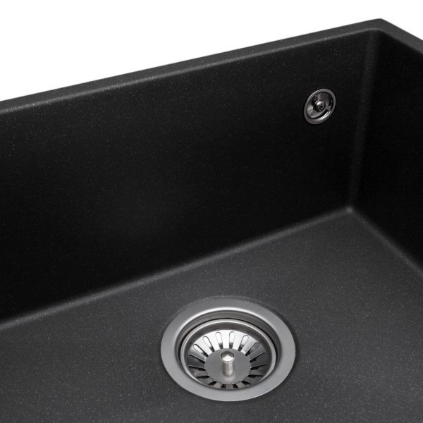 Гранітна мийка GRANADO Under top black shine