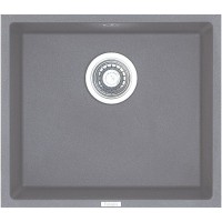 Гранітна мийка Fabiano Quadro 45x40 Titanium