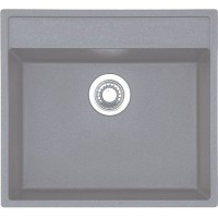 Гранітна мийка Fabiano Quadro 56x51 Titanium