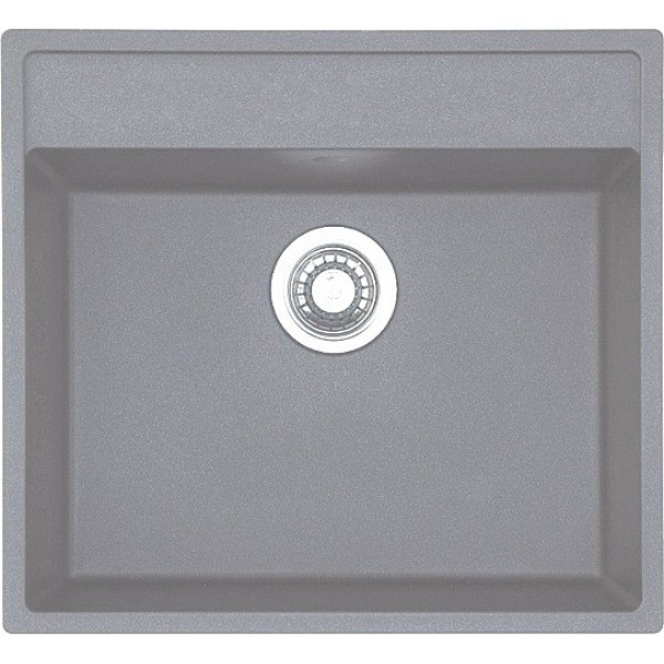 Гранітна мийка Fabiano Quadro 56x51 Titanium