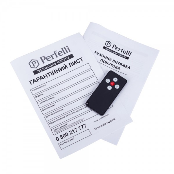 Витяжка Perfelli BISP 6973 A 1250 BL LED STRIP