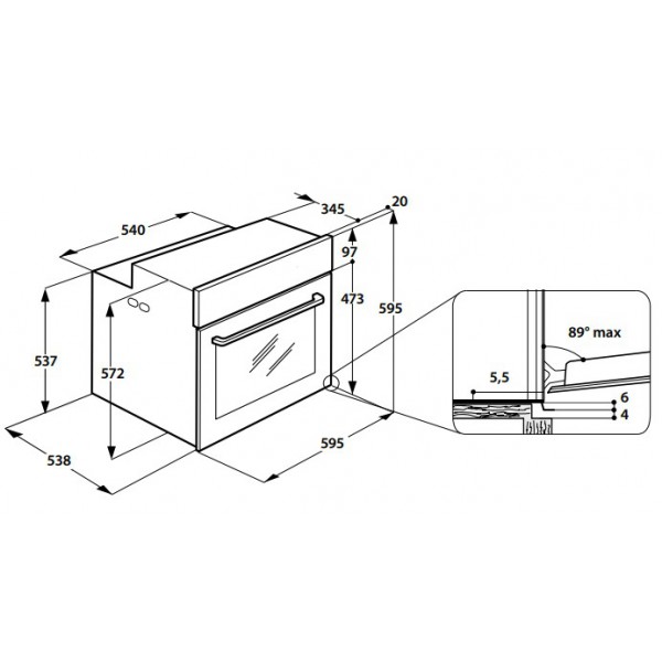 Духова шафа WHIRLPOOL AKZ96230S