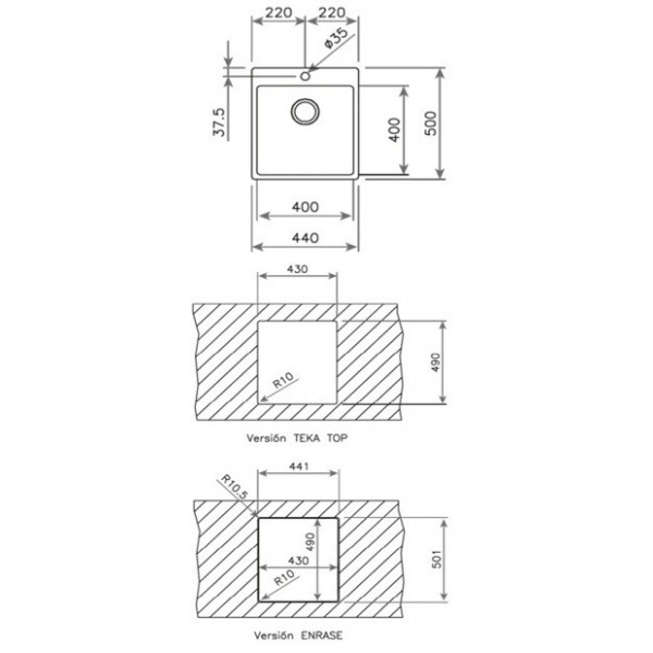 Кухонна мийка Teka ForLinea RS15 40.40