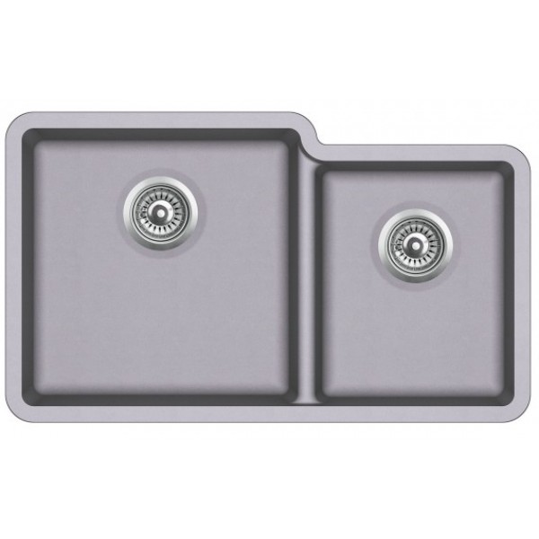 Гранітна мийка AQUASanita Arca SQA230L алюметалік