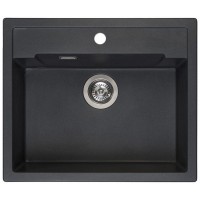 Гранітна мийка REGINOX AMSTERDAM 54 Black silvery-14