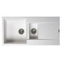 Гранітна мийка REGINOX AMSTERDAM 15 Pure white-11