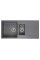 Гранітна мийка REGINOX AMSTERDAM 15 Grey silvery-13