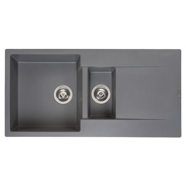 Гранітна мийка REGINOX AMSTERDAM 15 Grey silvery-13