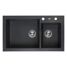 Гранітна мийка REGINOX AMSTERDAM 25 Black silvery-14