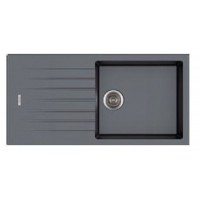 Гранітна мийка Fabiano Classic 100х50 Titanium