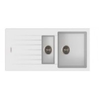 Гранітна мийка Fabiano Classic 100х50х15 Alpine White