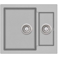 Гранітна мийка AQUASanita TESA SQT150W алюметалік 202