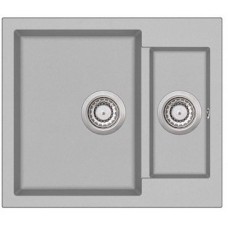 Гранітна мийка AQUASanita TESA SQT150W алюметалік 202